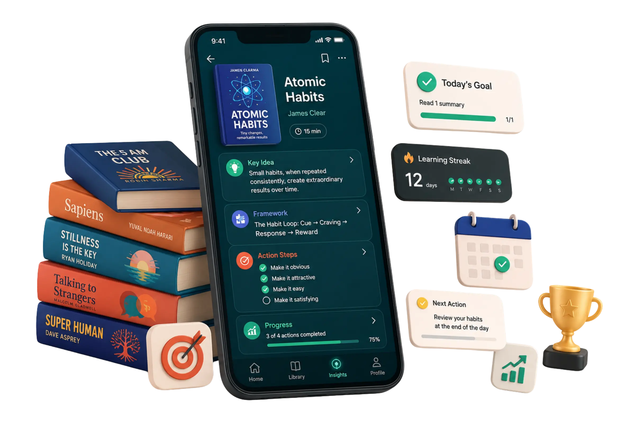 Doable actionable insights hero graphic